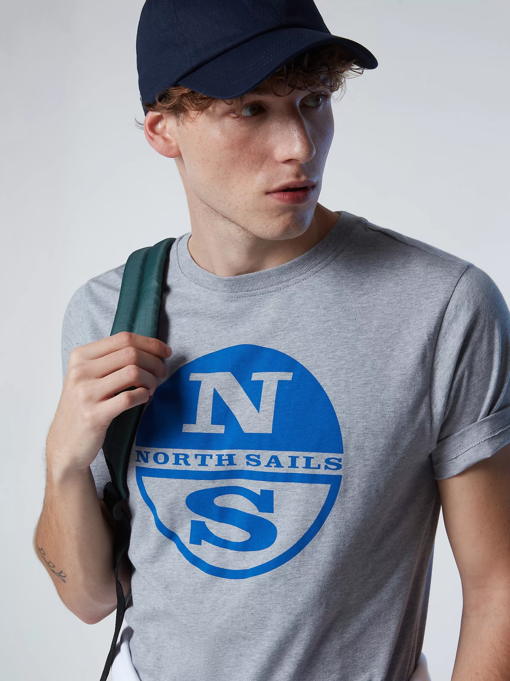 North Sails T-shirt con maxi logo>Uomo Outlet