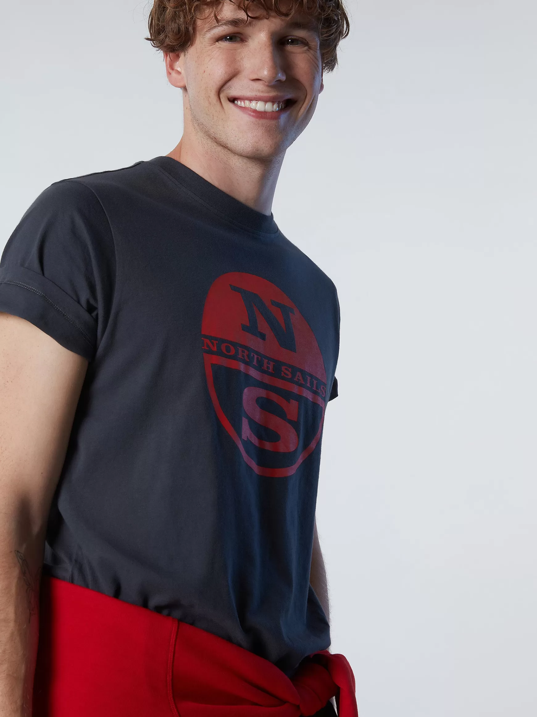 North Sails T-shirt con maxi logo>Uomo Outlet