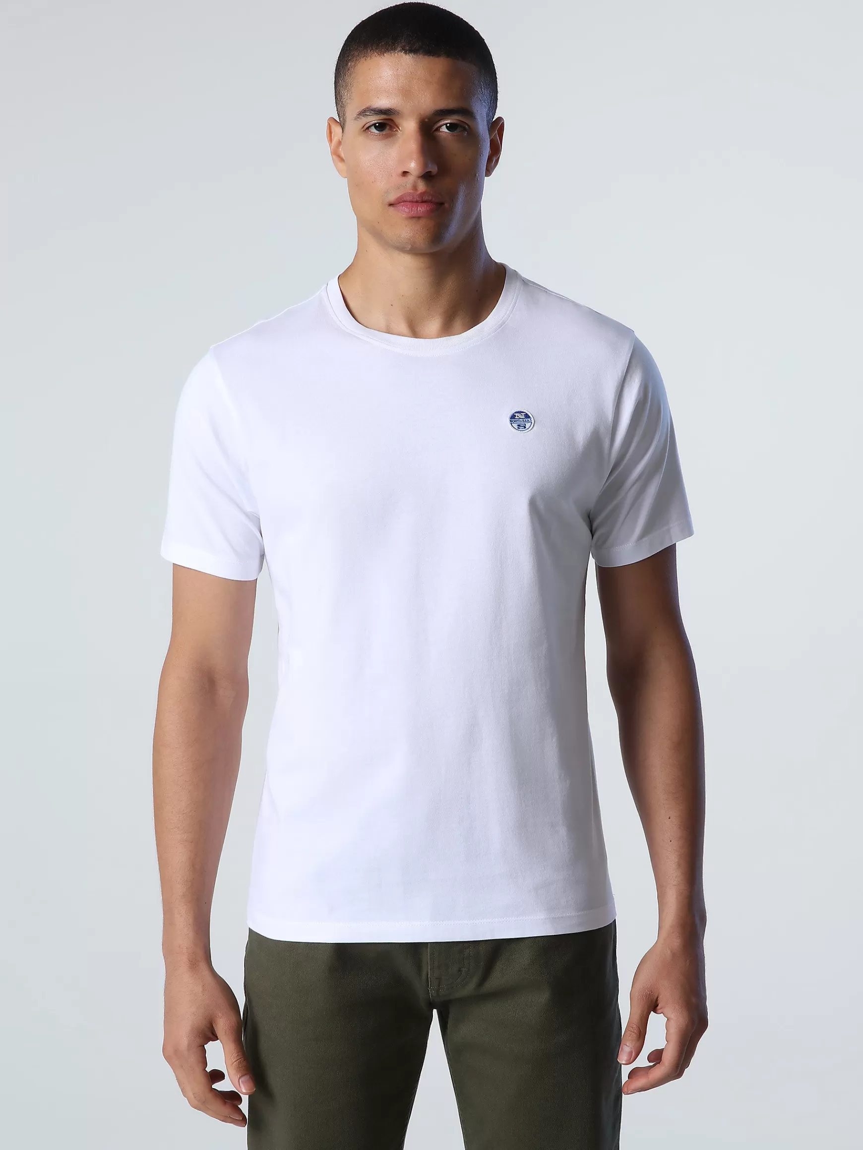 North Sails T-shirt con patch in feltro>Uomo Outlet