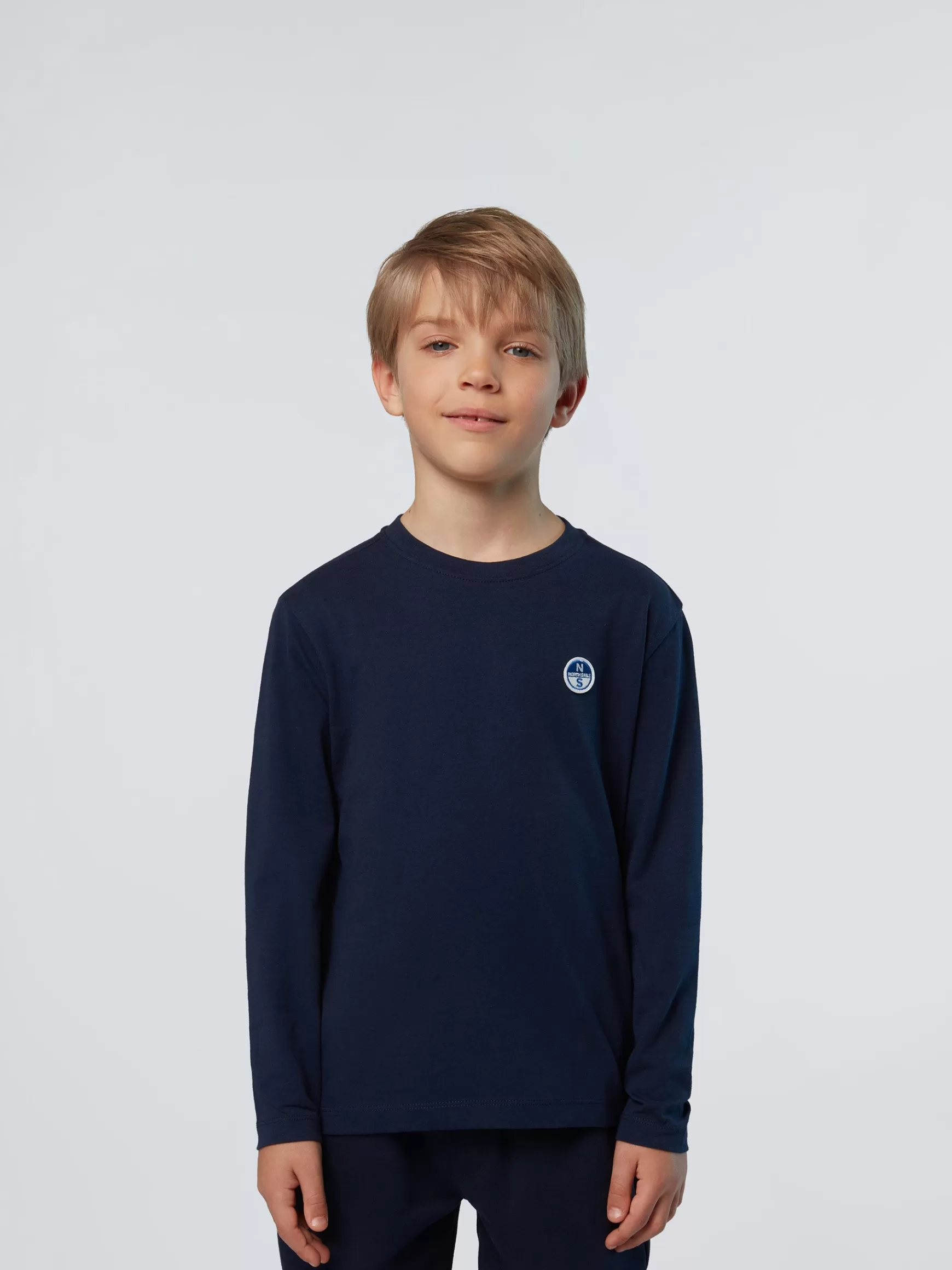 North Sails T-shirt con patch logo> T-shirts