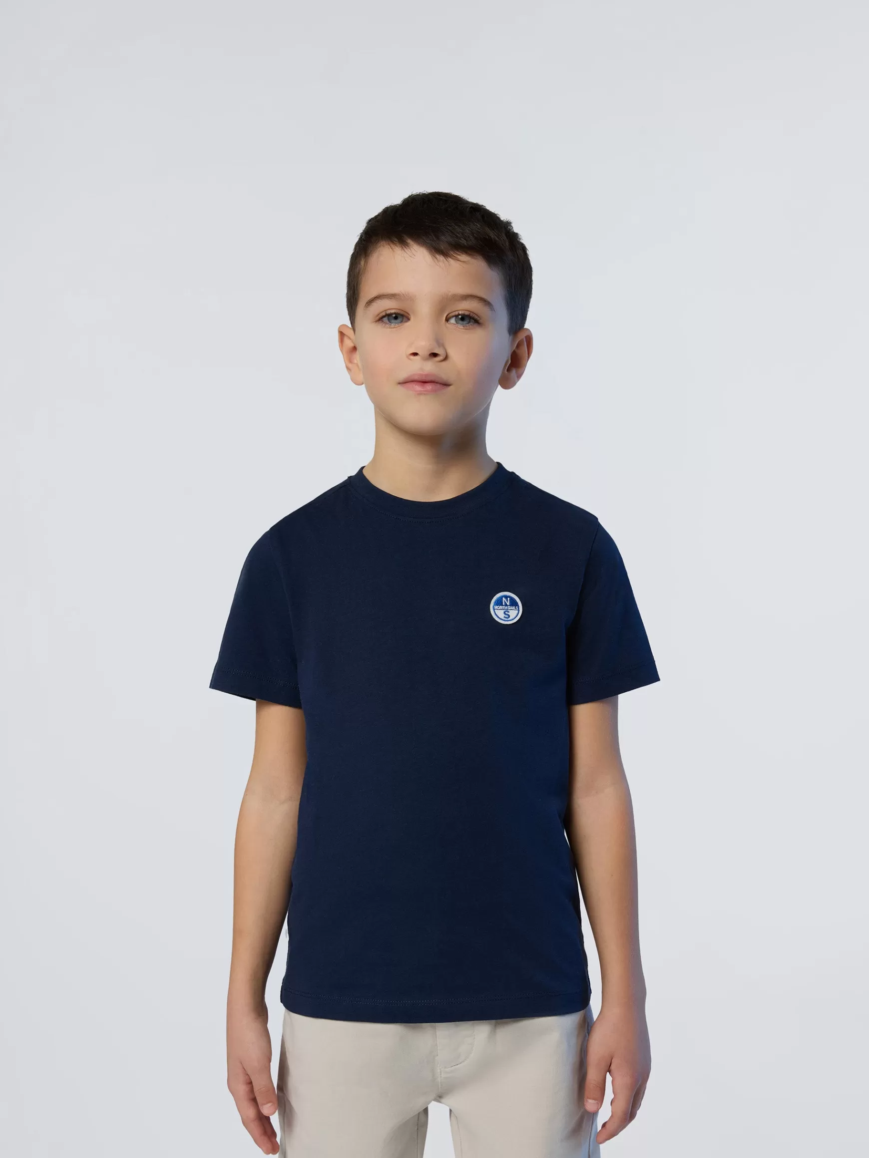 North Sails T-shirt con patch logo> T-shirts