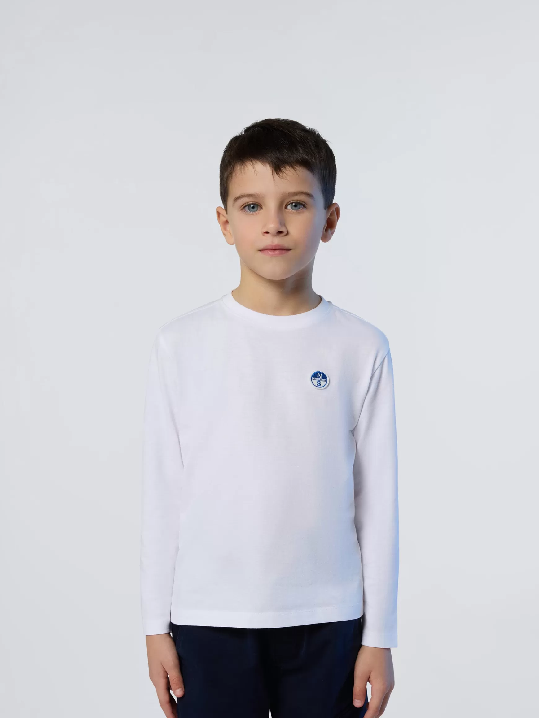 North Sails T-shirt con patch logo> T-shirts