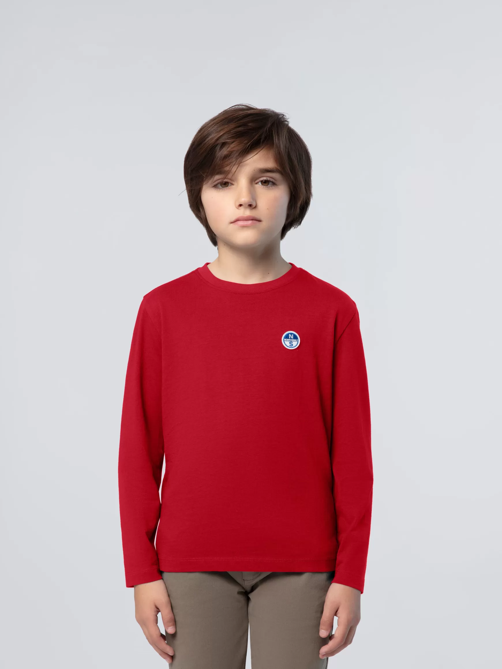 North Sails T-shirt con patch logo> T-shirts