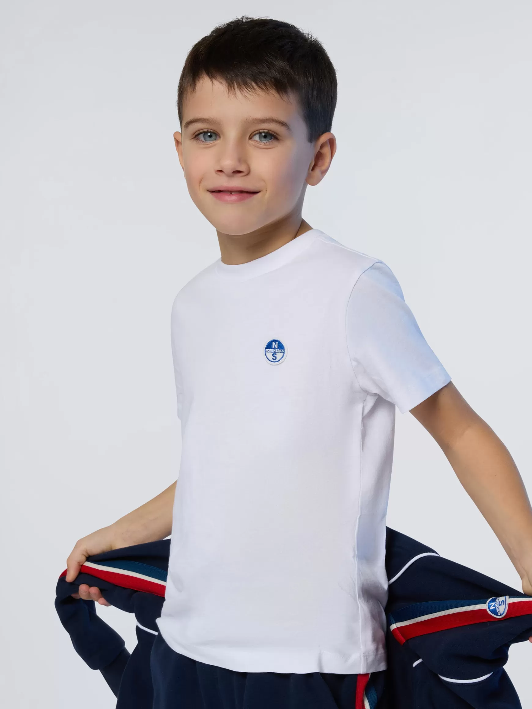 North Sails T-shirt con patch logo> T-shirts