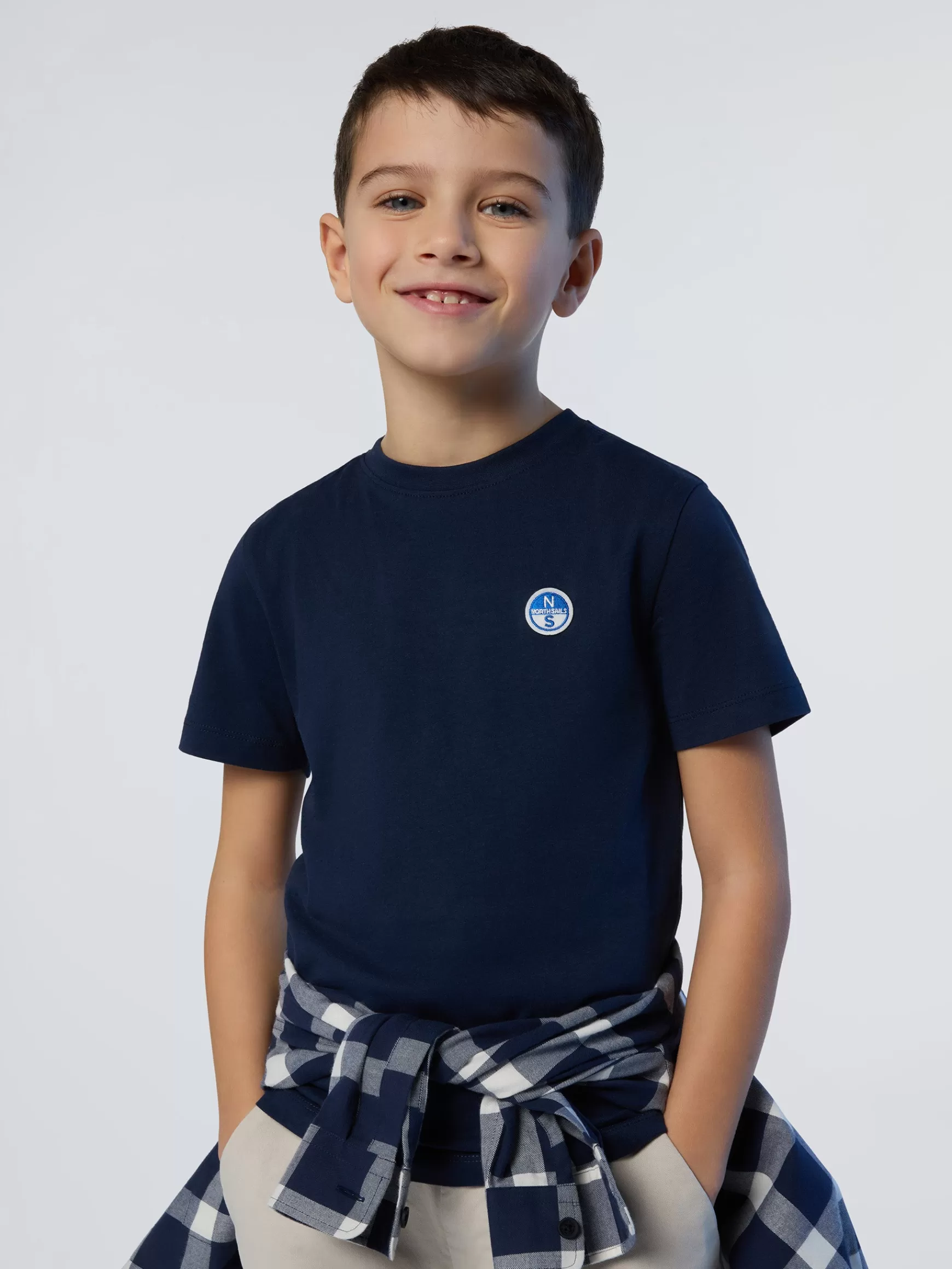 North Sails T-shirt con patch logo> T-shirts