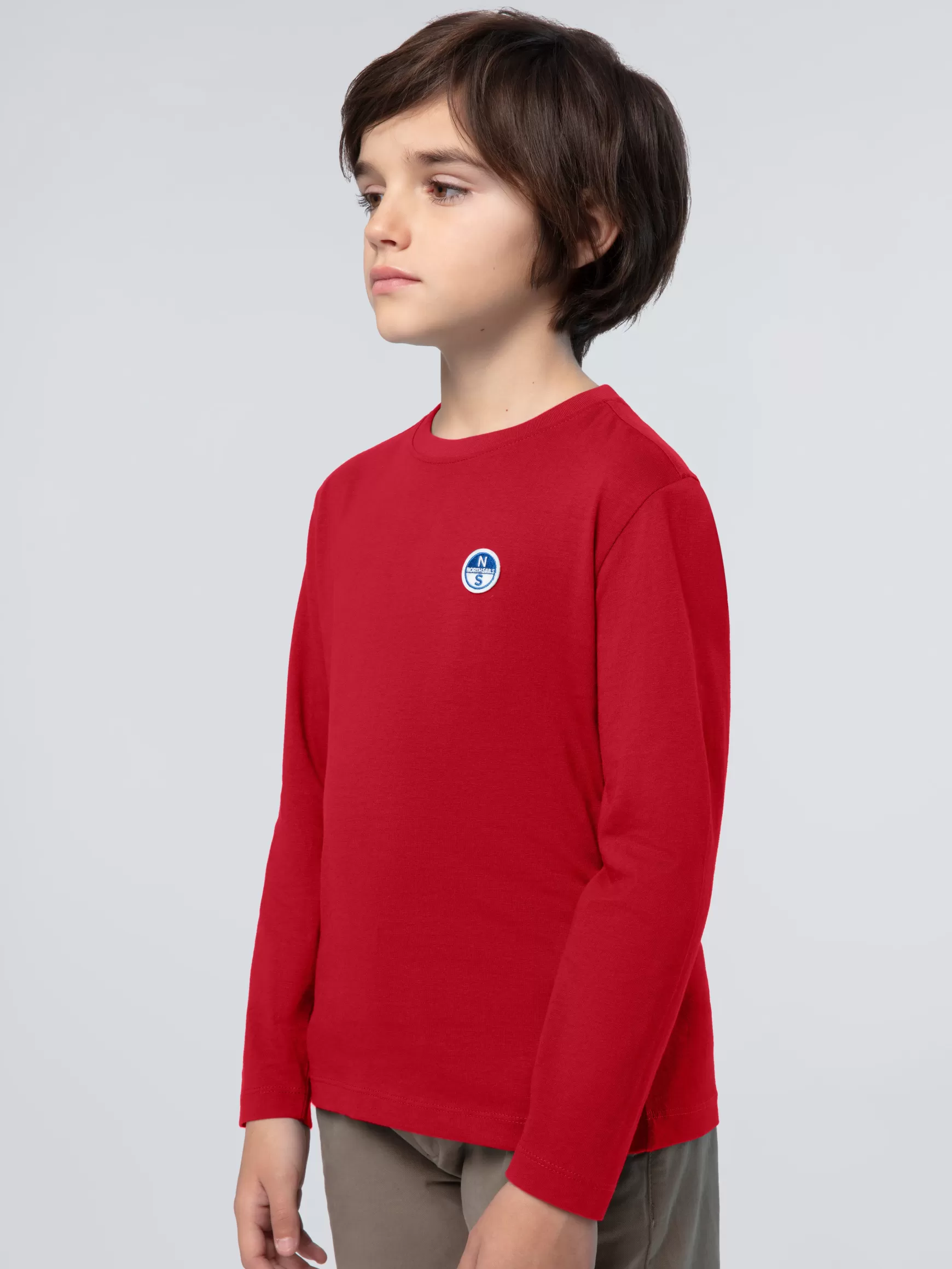 North Sails T-shirt con patch logo> T-shirts