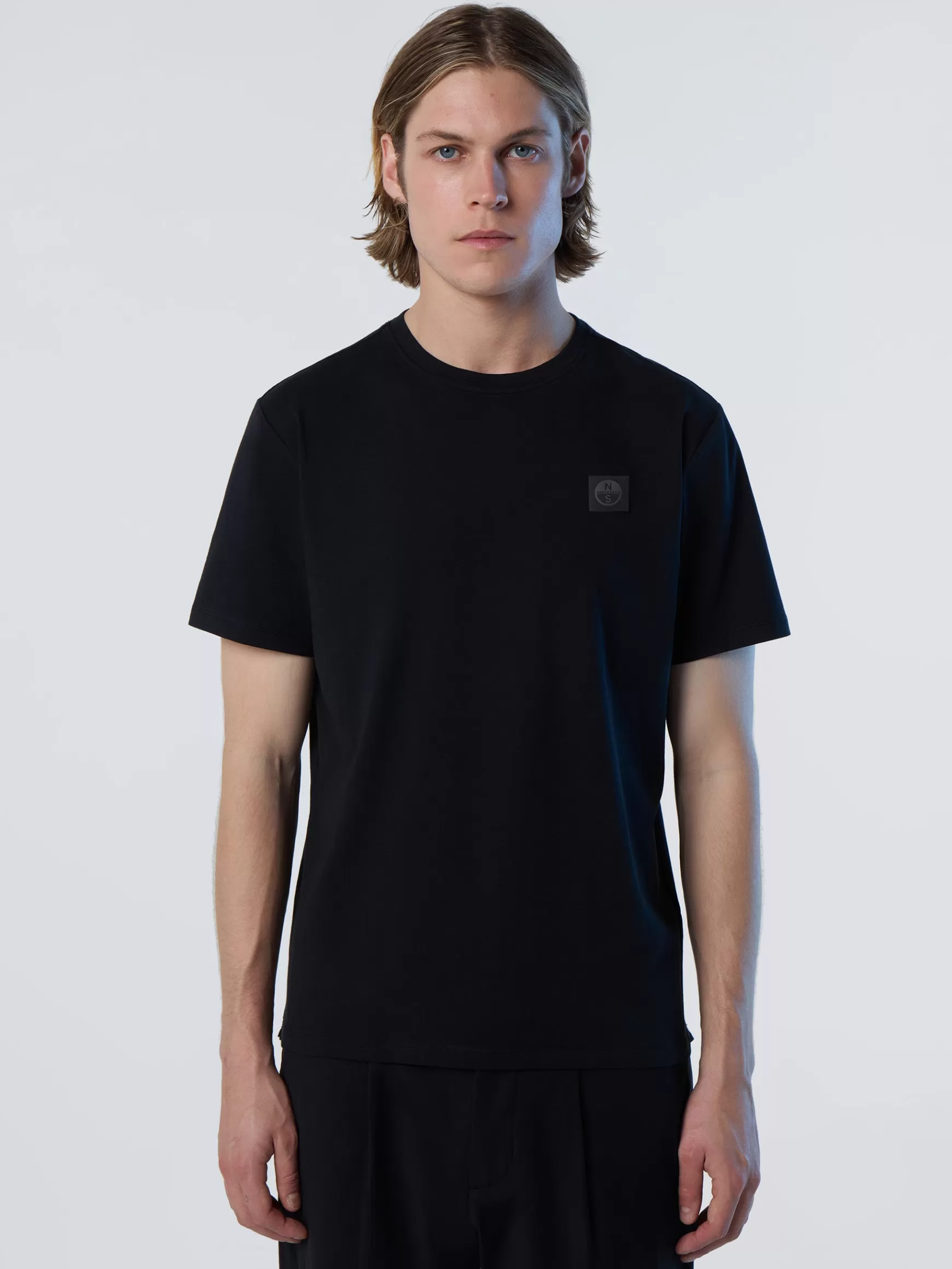 North Sails T-shirt con patch North Tech>Uomo Outlet
