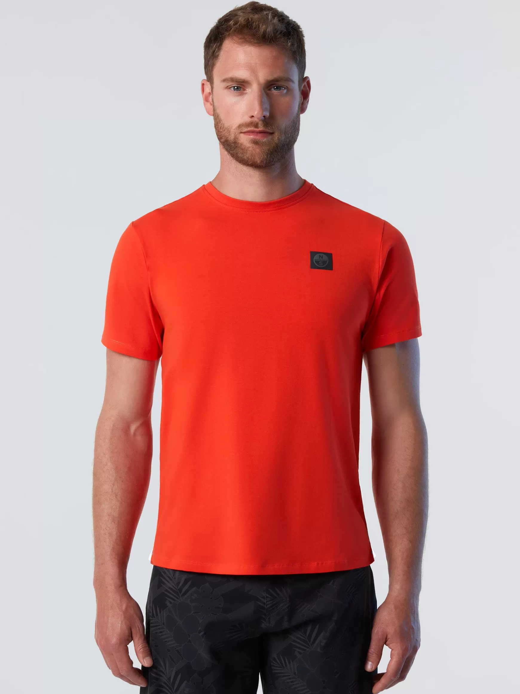 North Sails T-shirt con patch North Tech>Uomo Outlet
