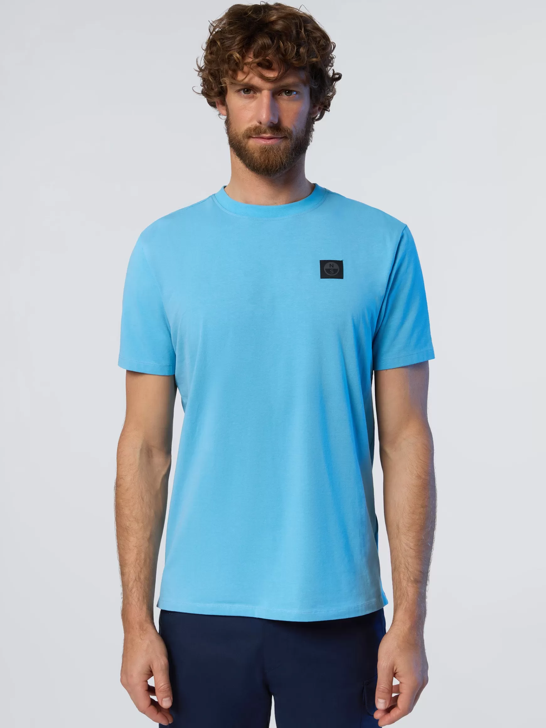 North Sails T-shirt con patch North Tech>Uomo Outlet