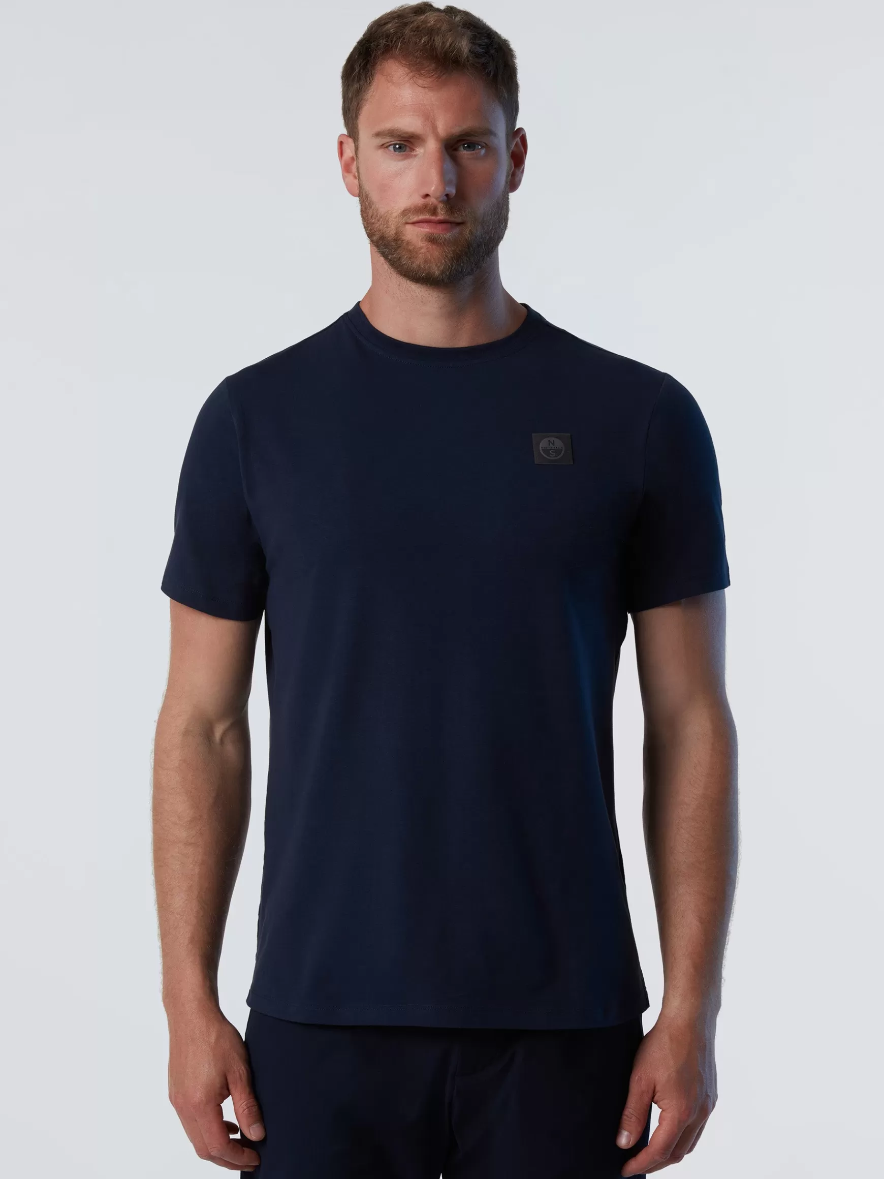 North Sails T-shirt con patch North Tech>Uomo Outlet