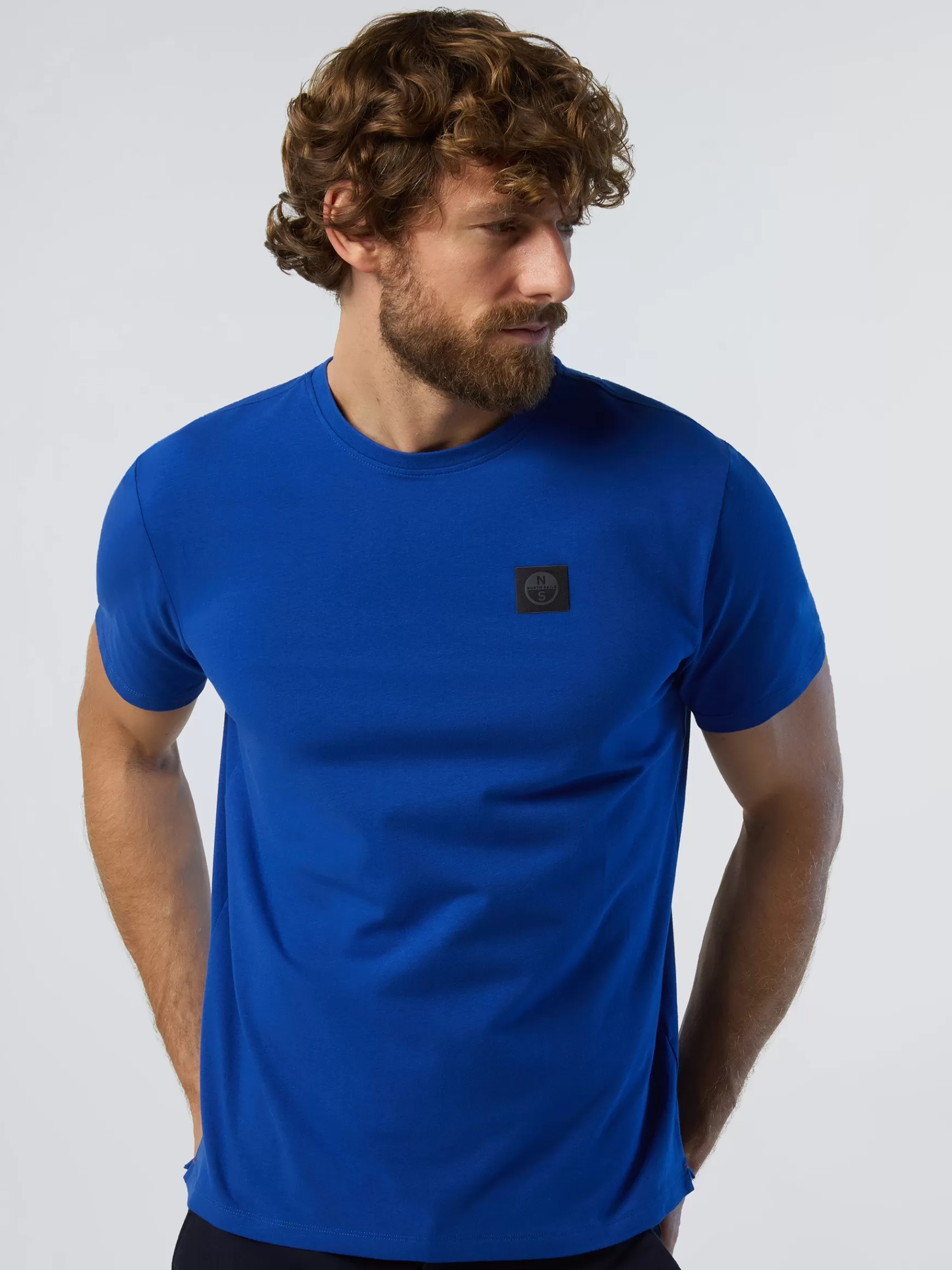 North Sails T-shirt con patch North Tech>Uomo Outlet