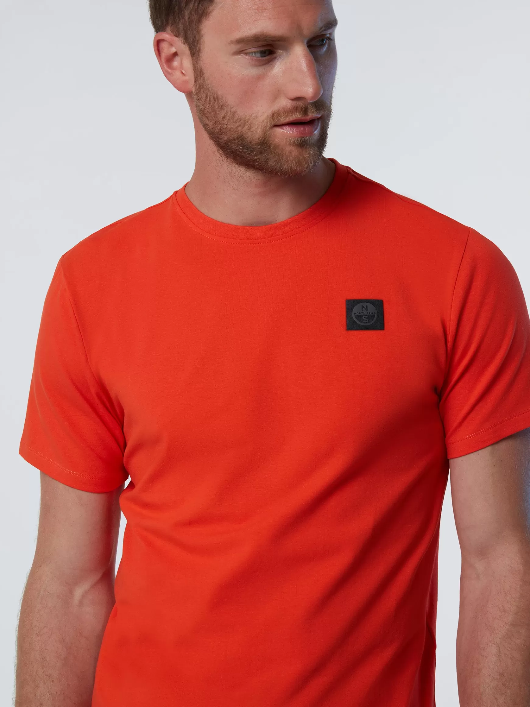 North Sails T-shirt con patch North Tech>Uomo Outlet