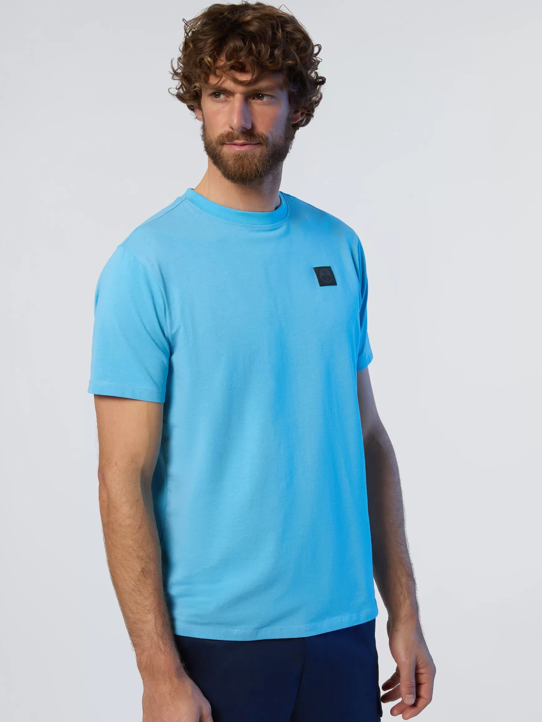 North Sails T-shirt con patch North Tech>Uomo Outlet