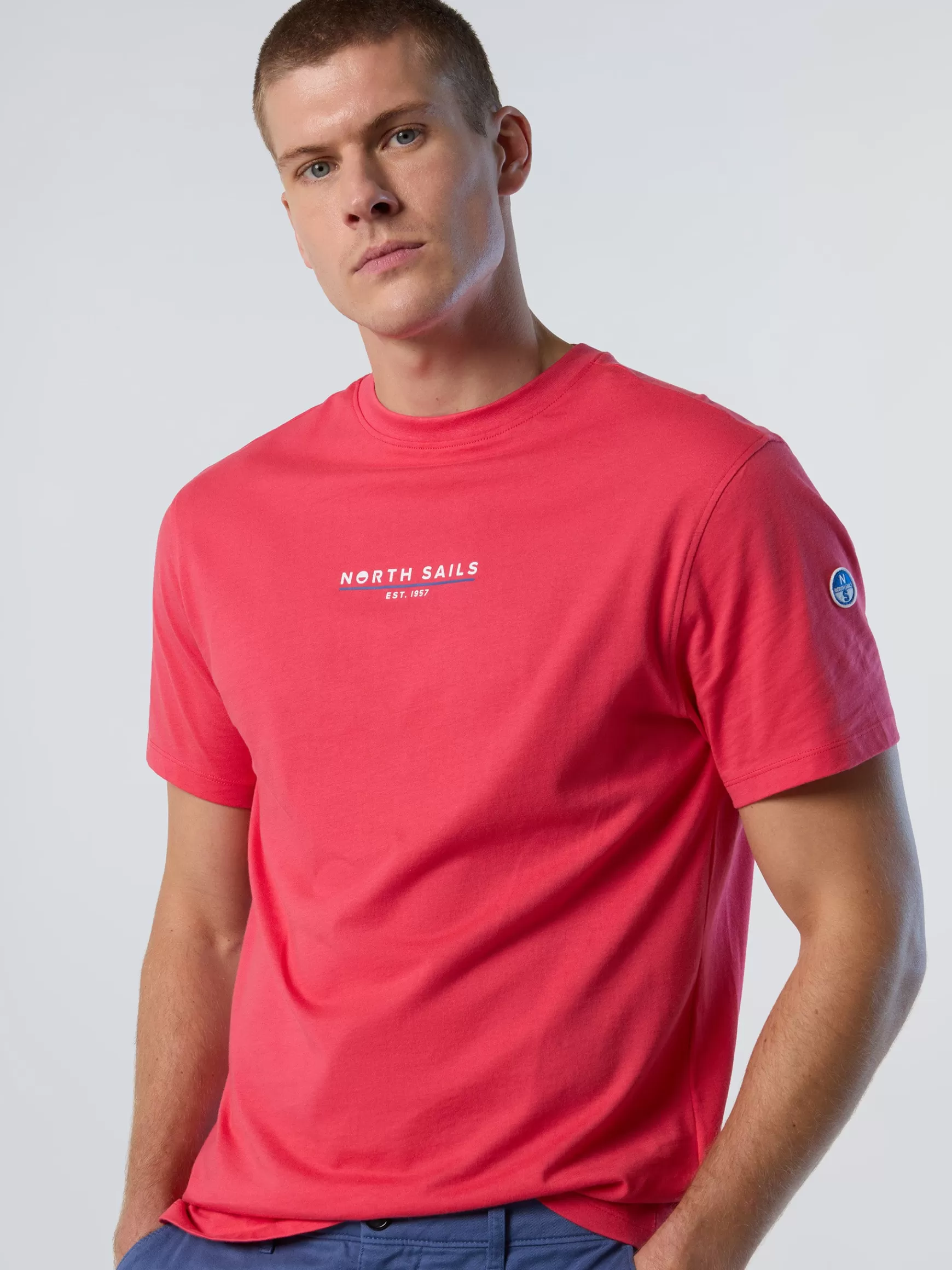 North Sails T-shirt con stampa heritage>Uomo Outlet