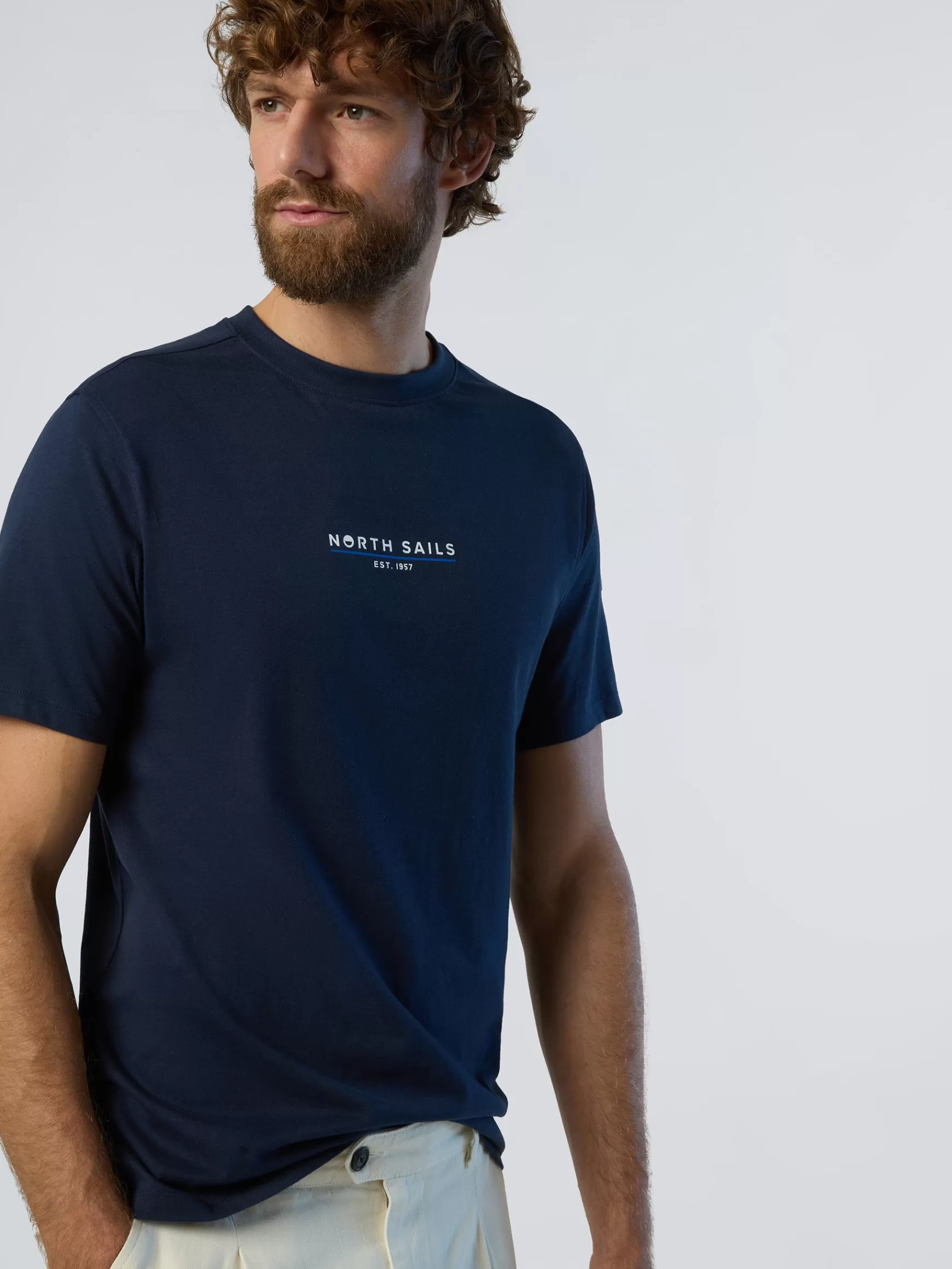 North Sails T-shirt con stampa heritage>Uomo Outlet