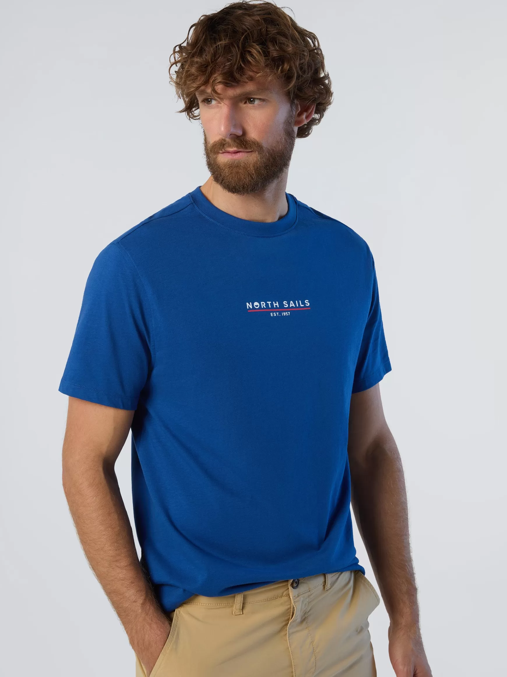 North Sails T-shirt con stampa heritage>Uomo Outlet