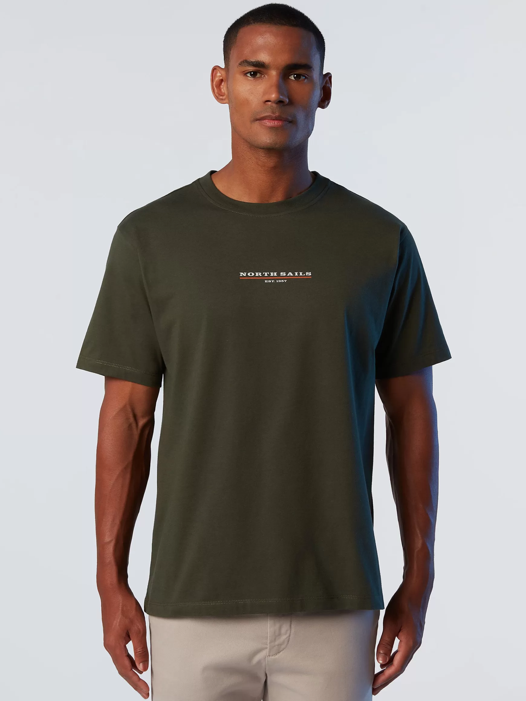North Sails T-shirt con stampa lettering>Uomo Outlet