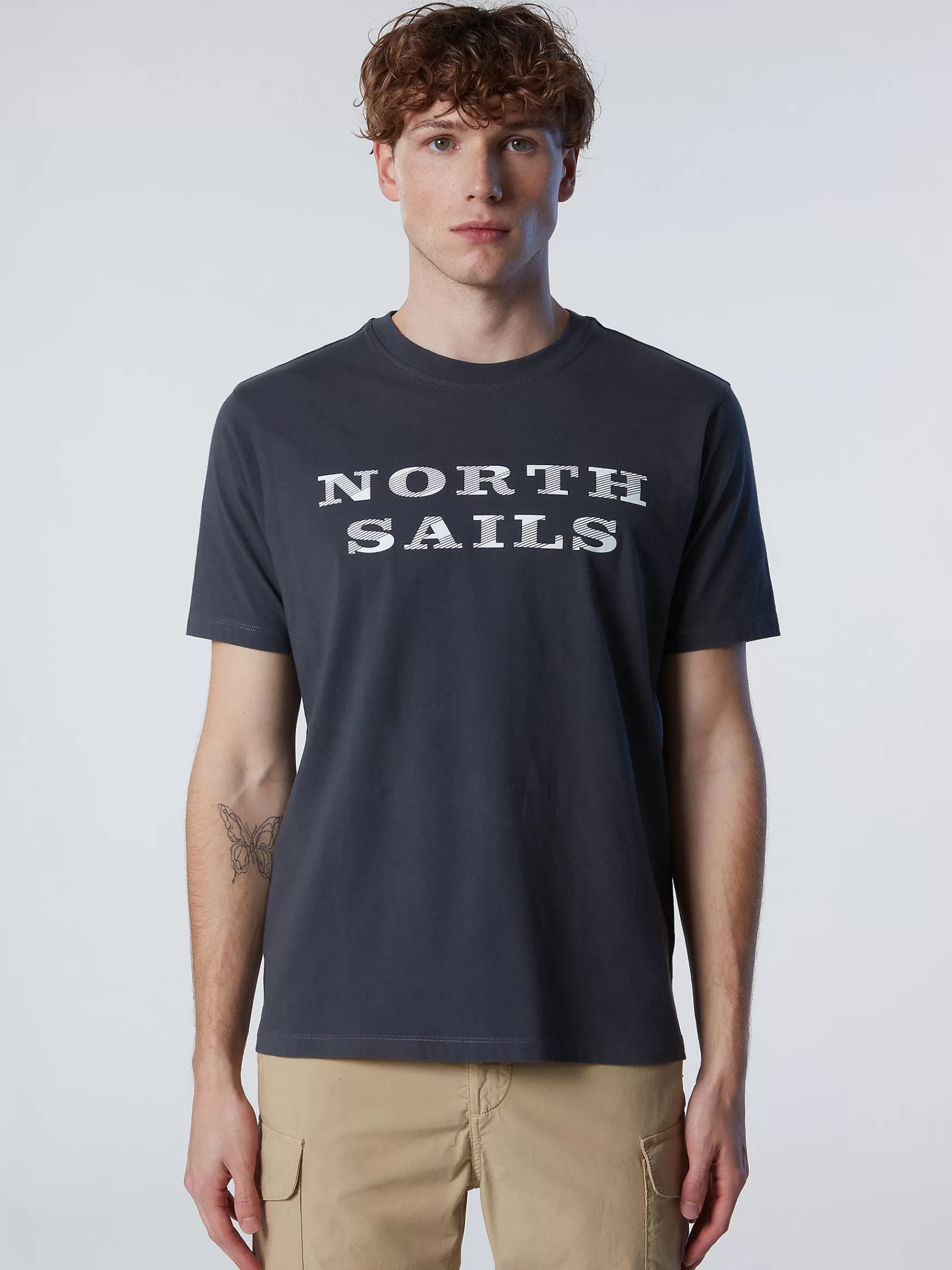 North Sails T-shirt con stampa lettering>Uomo Outlet