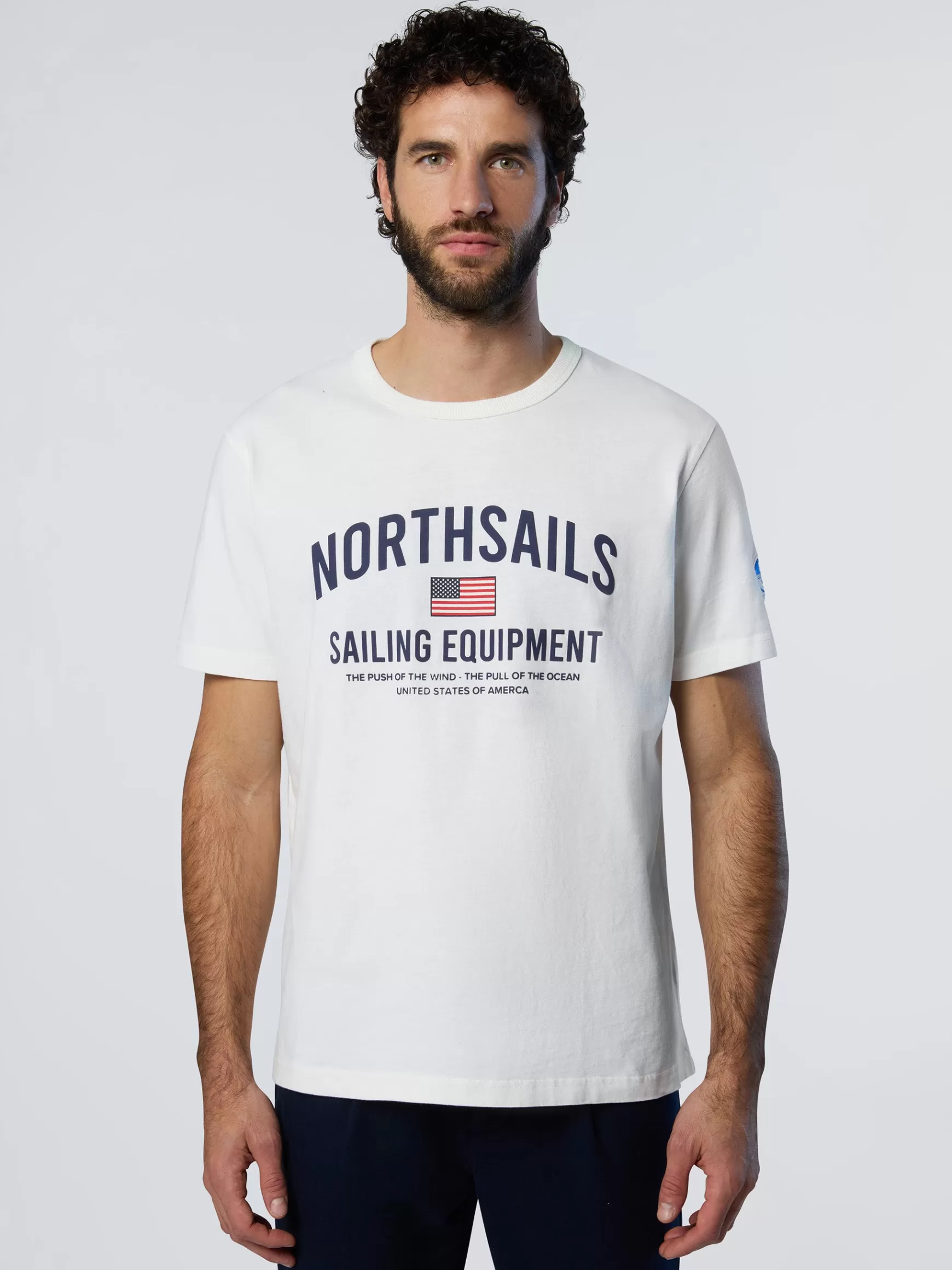 North Sails T-shirt con stampa lettering>Uomo T-shirts