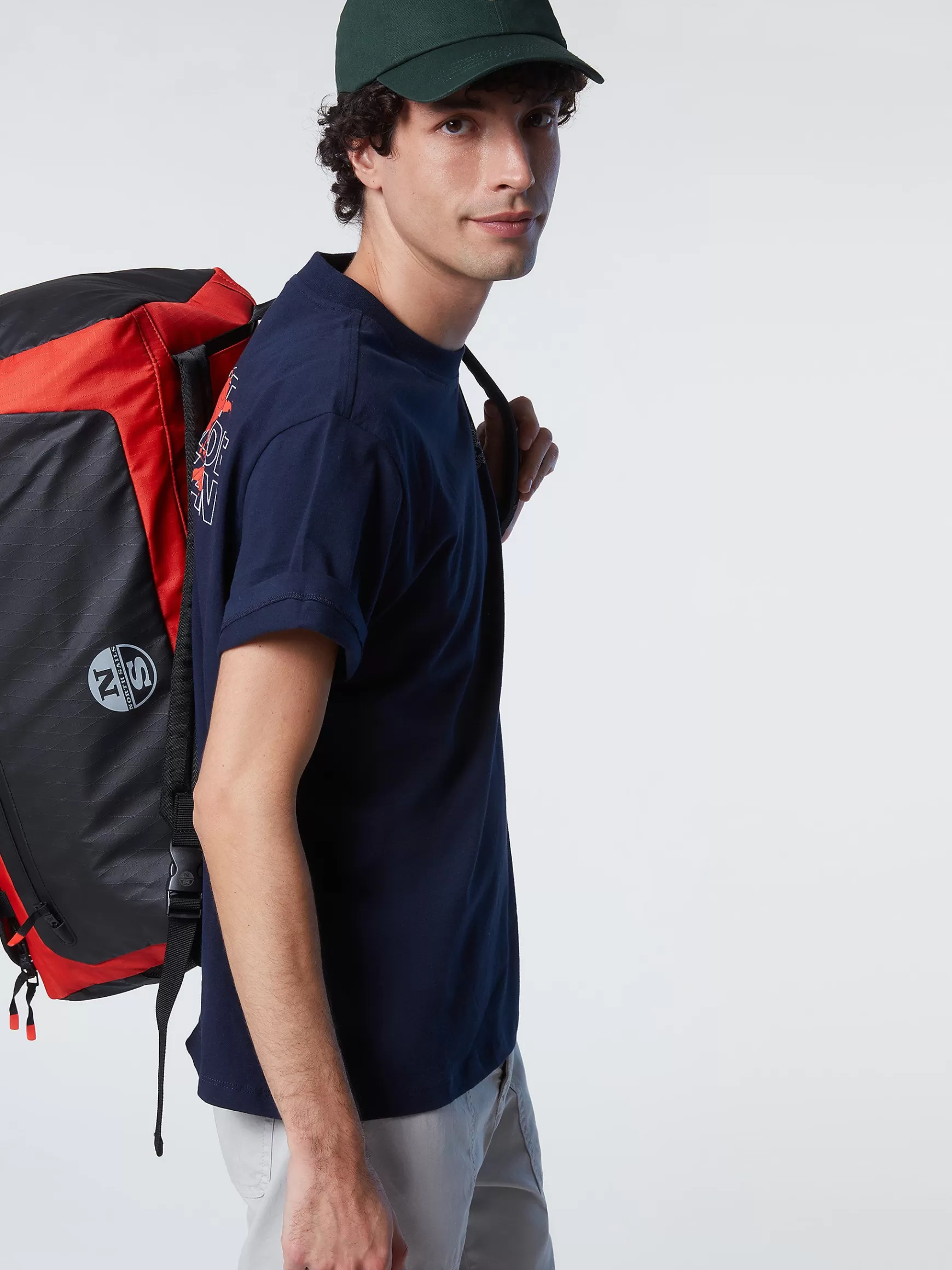 North Sails T-shirt con stampa lettering>Uomo Outlet