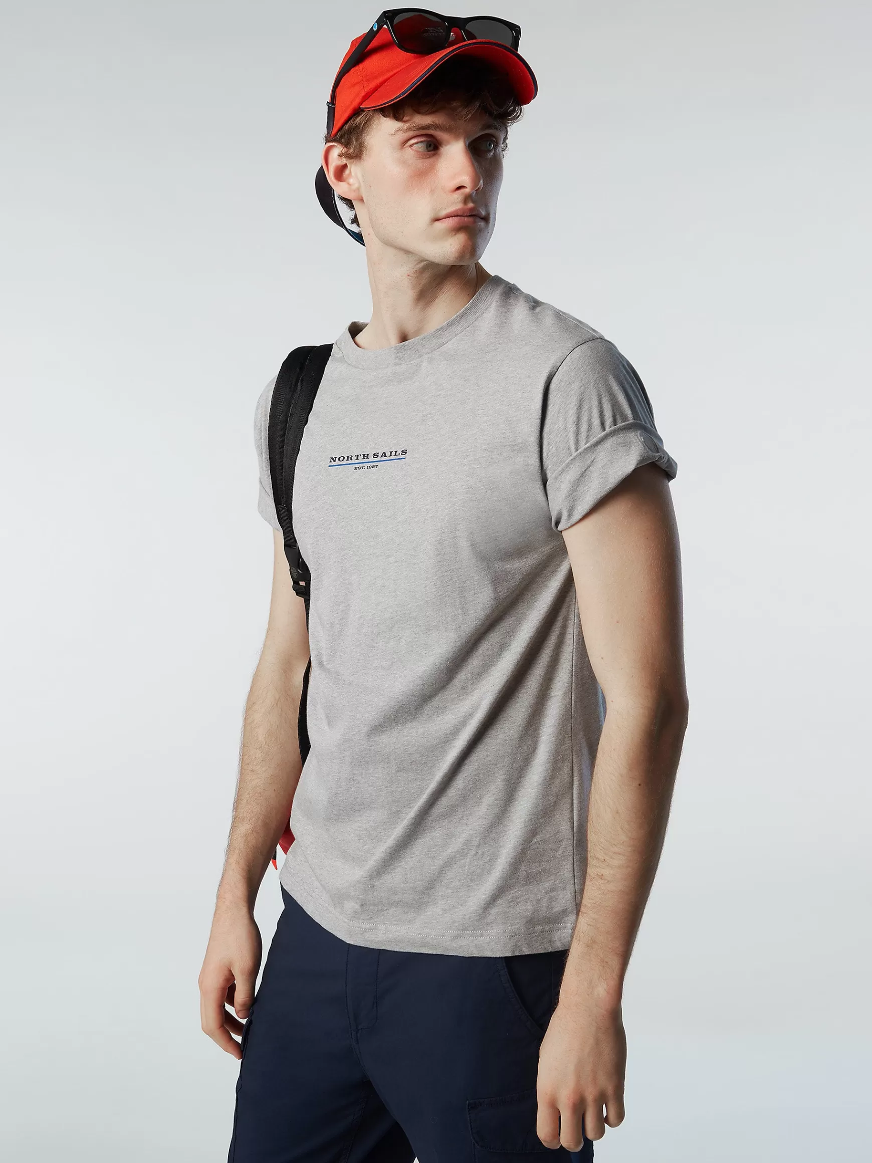 North Sails T-shirt con stampa lettering>Uomo Outlet