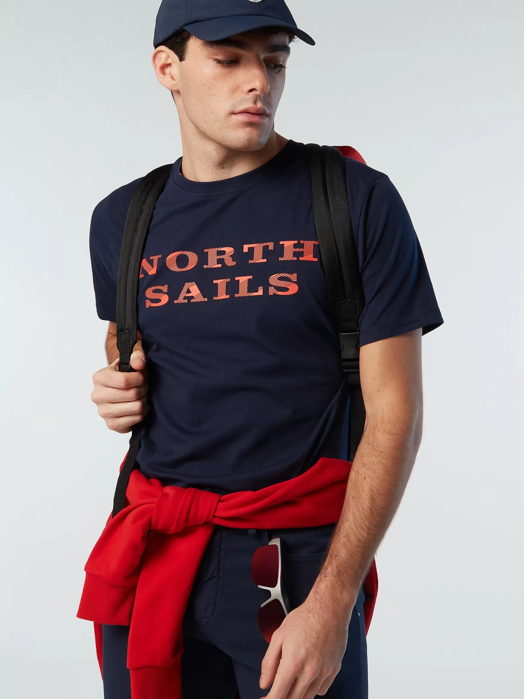 North Sails T-shirt con stampa lettering>Uomo Outlet