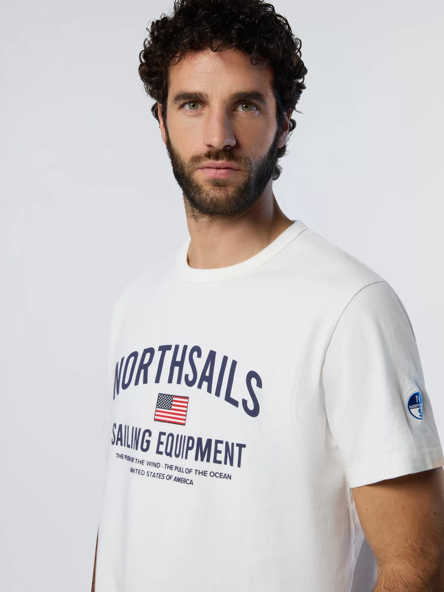 North Sails T-shirt con stampa lettering>Uomo T-shirts