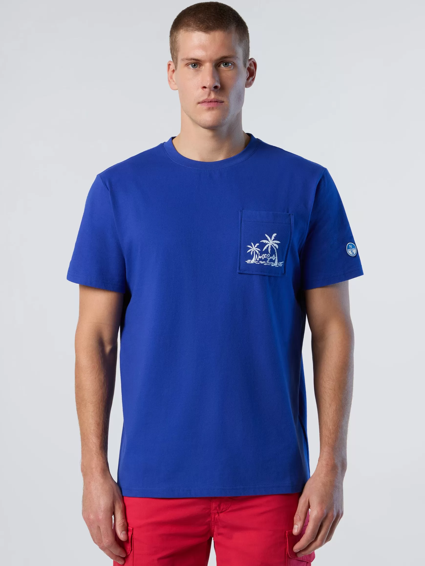 North Sails T-shirt con stampa palme>Uomo Outlet
