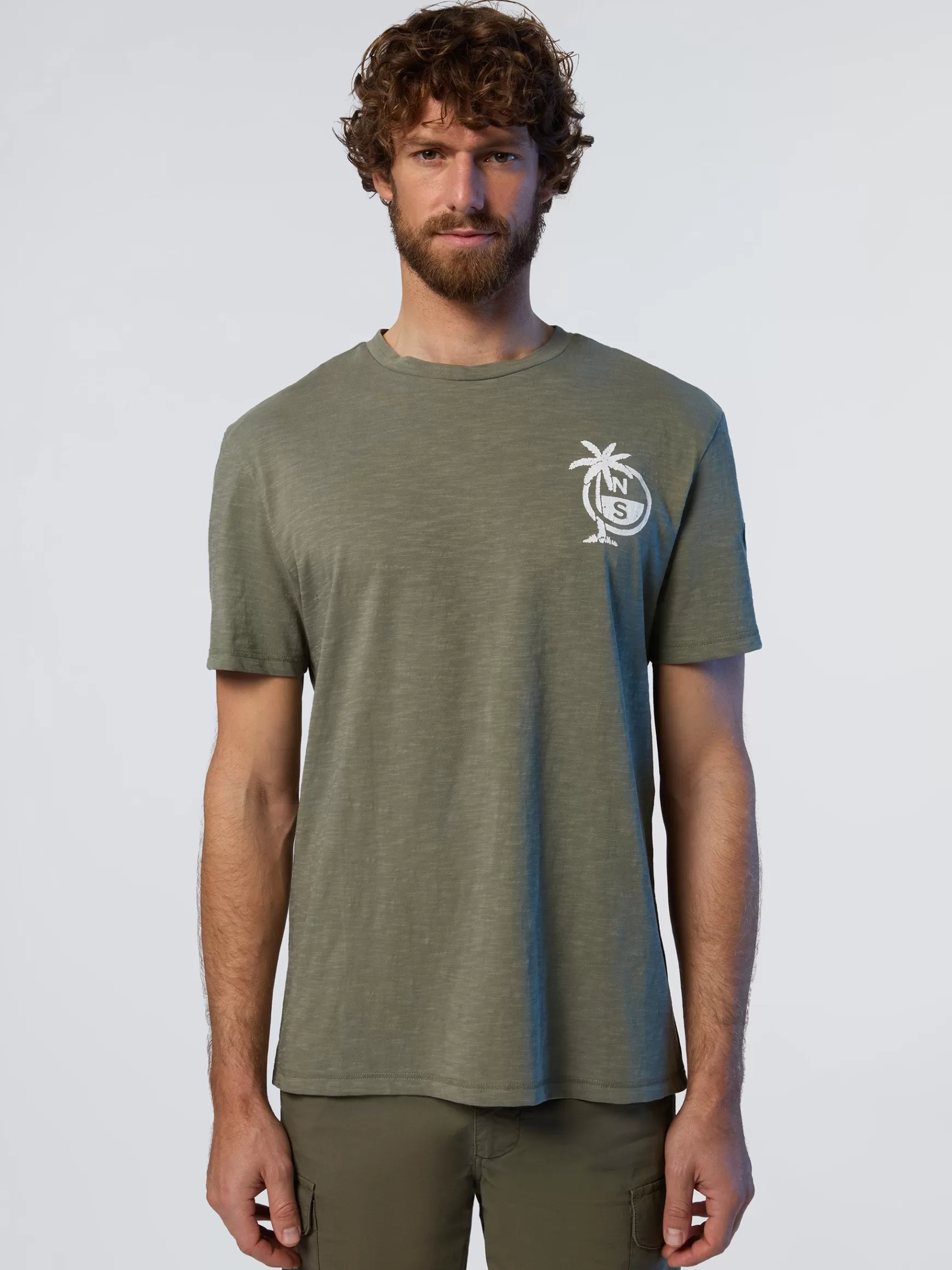 North Sails T-shirt con stampa palme>Uomo Outlet | Outlet