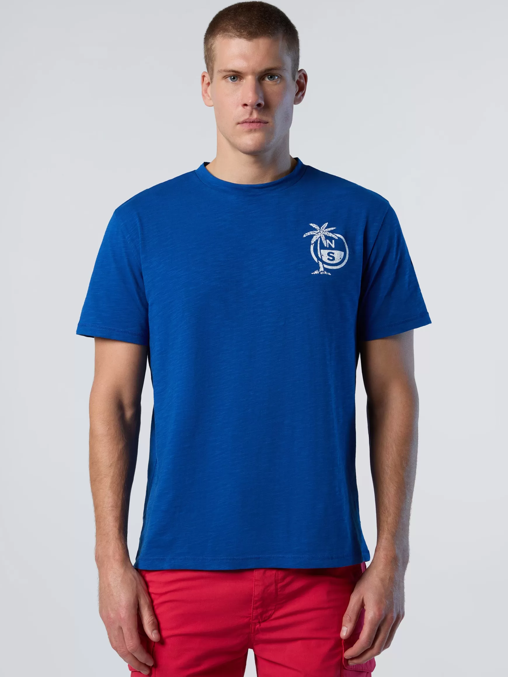 North Sails T-shirt con stampa palme>Uomo Outlet