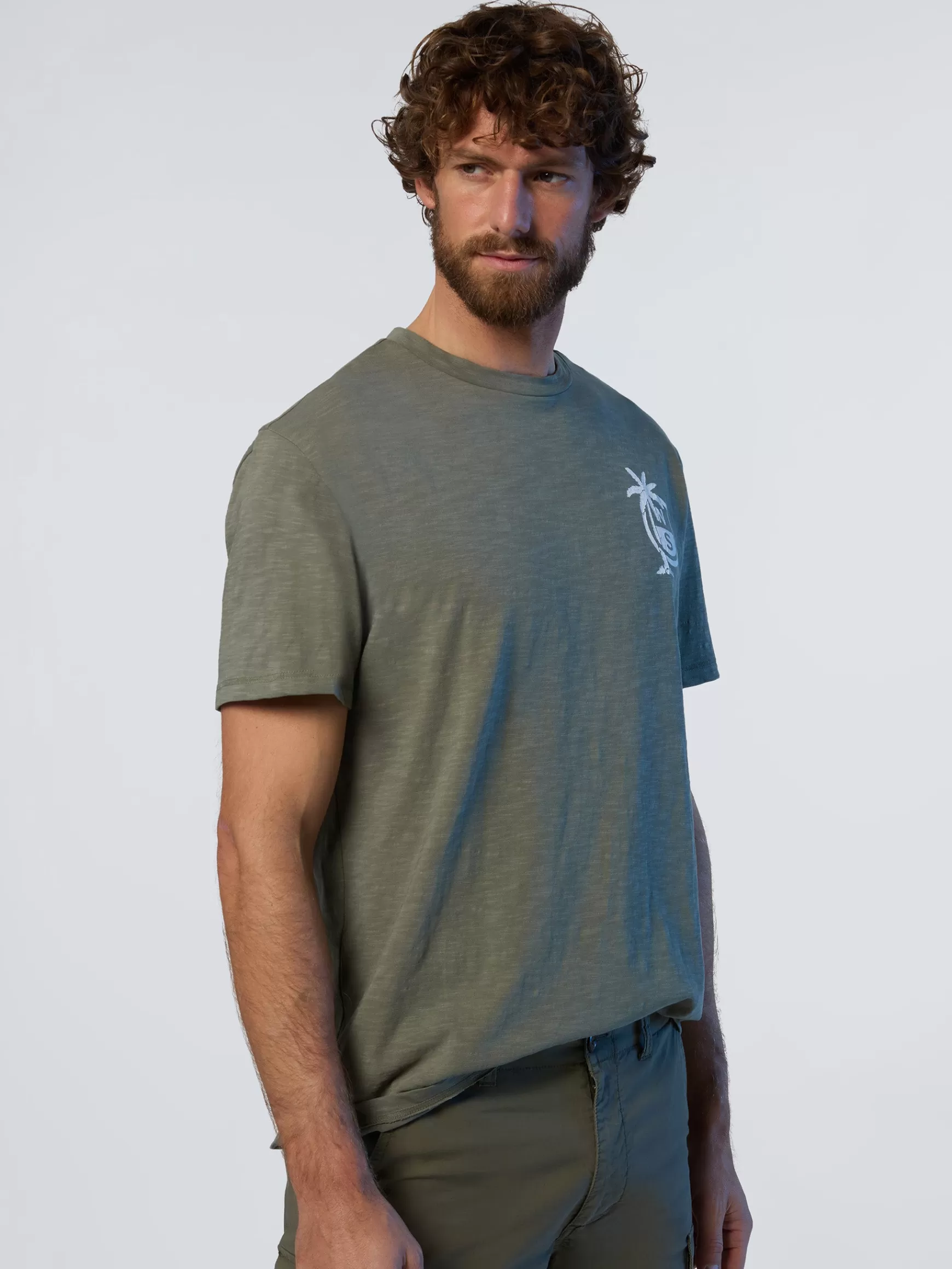 North Sails T-shirt con stampa palme>Uomo Outlet | Outlet