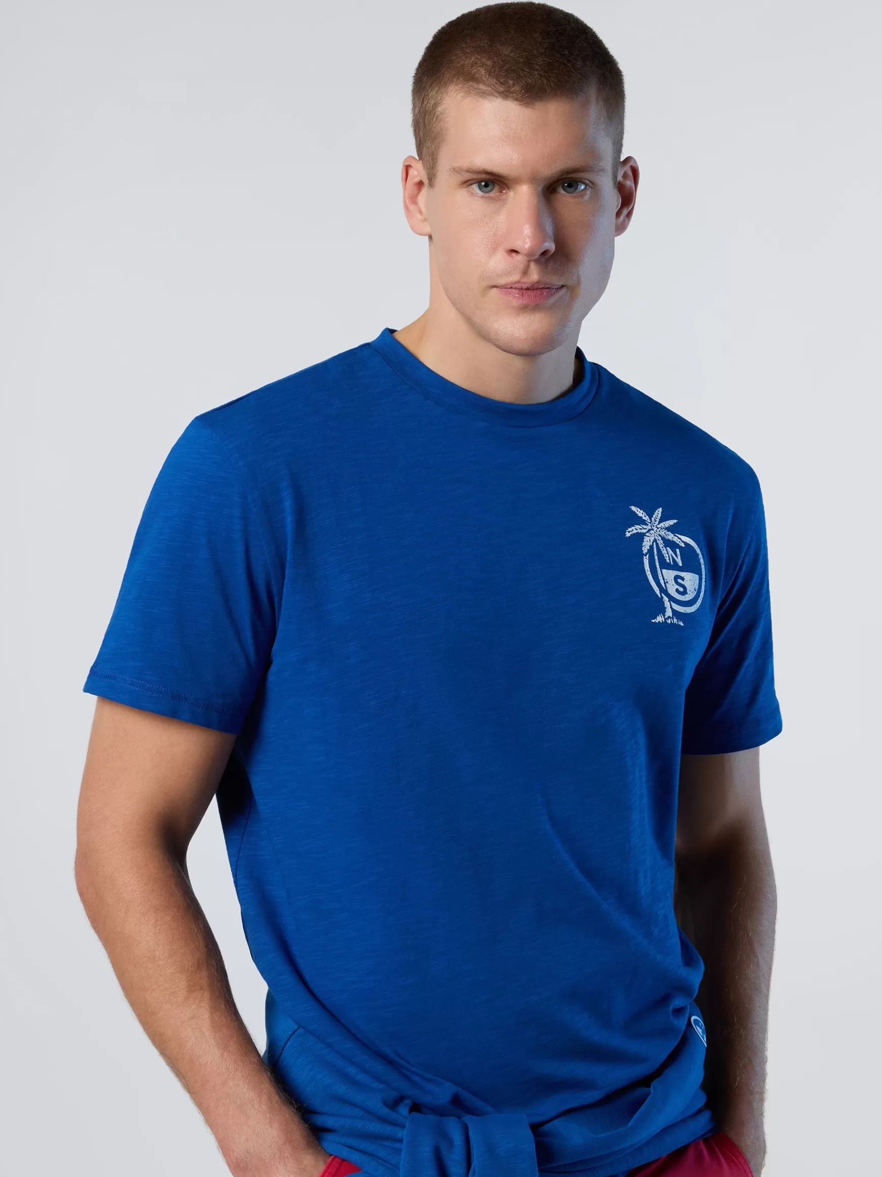 North Sails T-shirt con stampa palme>Uomo Outlet