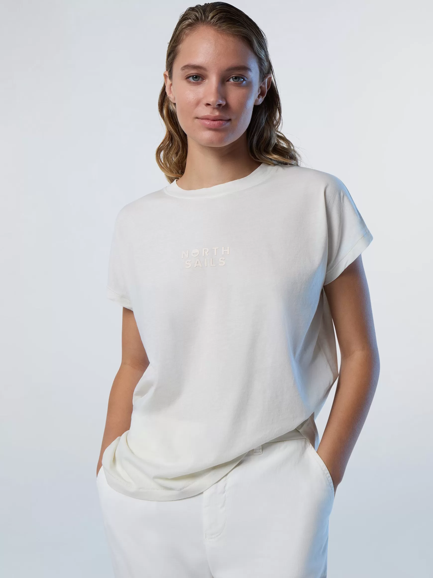 North Sails T-shirt in cotone organico>Donna Outlet | T-shirts