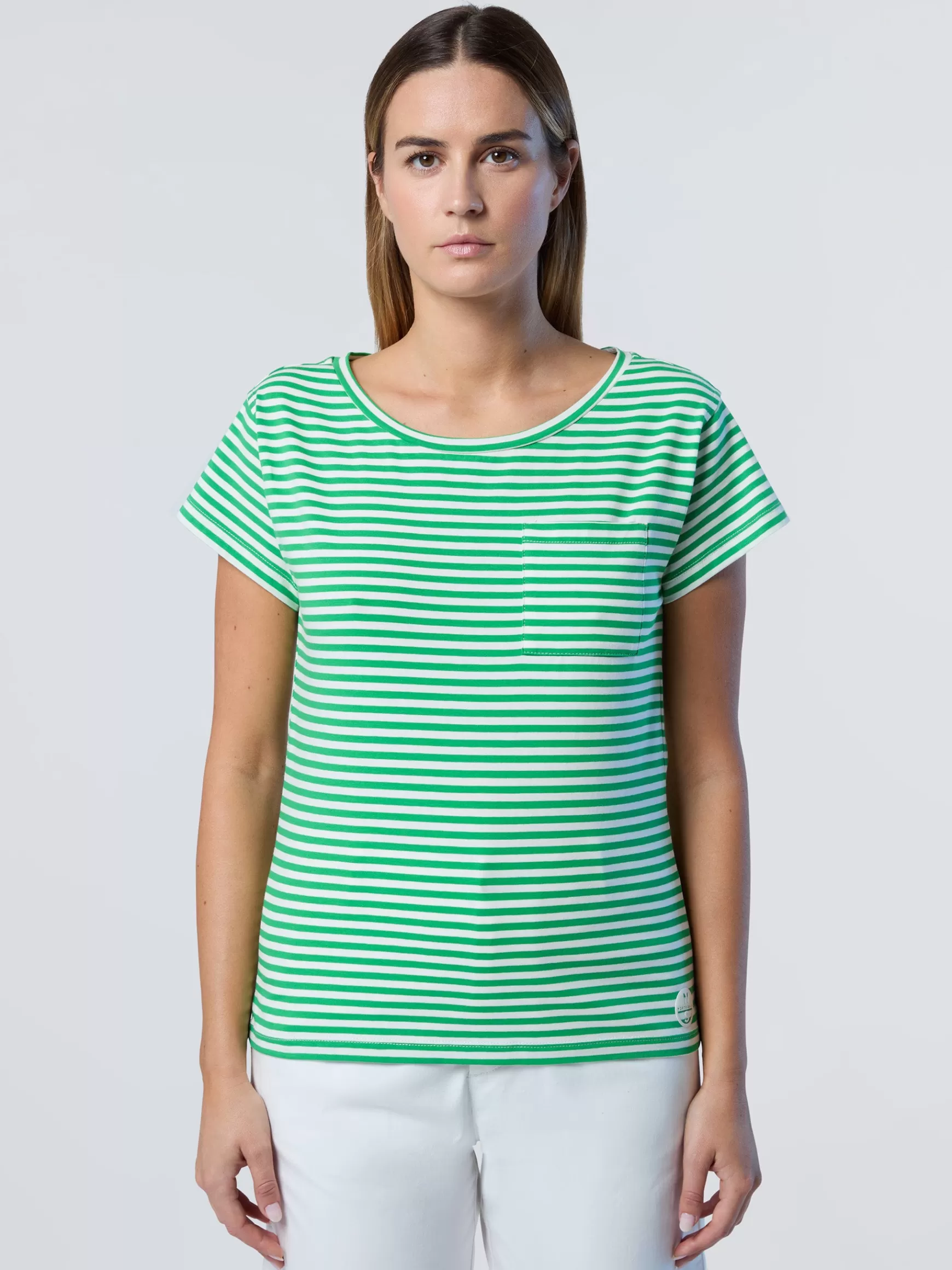 North Sails T-shirt in modal con taschino>Donna Outlet | T-shirts