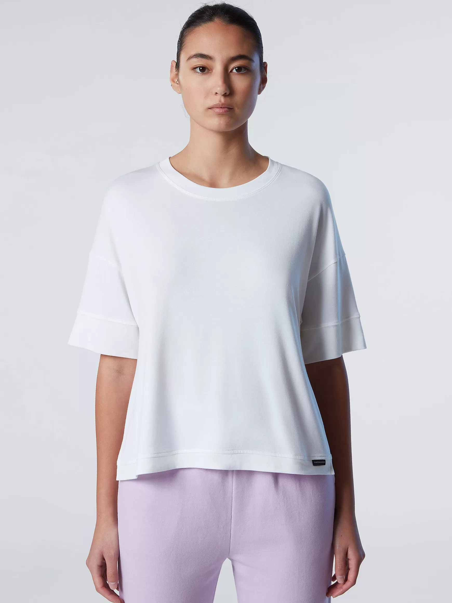 North Sails T-shirt in modal e tencel>Donna Outlet | Felpe